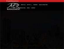 Tablet Screenshot of aermanagement.com